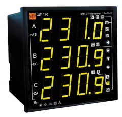 ЩМ120-100В-5А-220ВУ-х-RE-3П-К-х-хцифровой электроизмерительный щитовой прибор