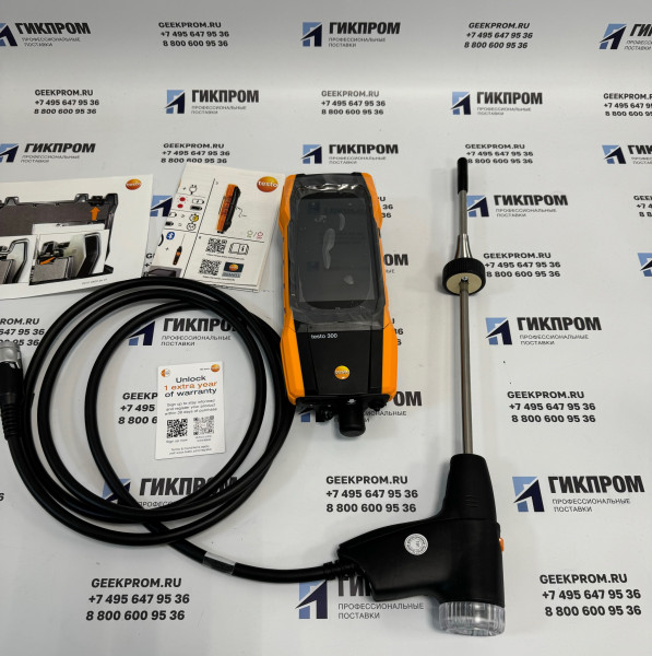 Testo 300 LL анализатор дымовых газов (O2, CO; до 8 000 ppm) с H2-компенсацией